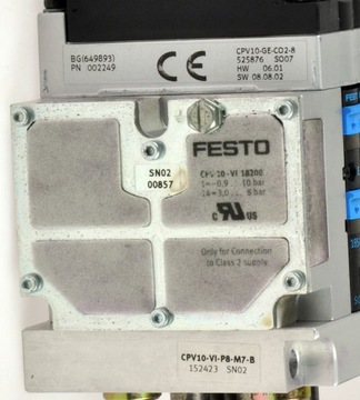 Клапанный остров CPV-10-VI FESTO CPV10-GE-CO2-8