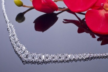 Комплект украшений Swarovski el свадьба СЕРЕБРО