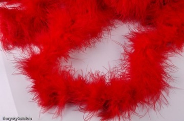 Шарф из перьев марабу Feathers, диаметр примерно 5-7 см х 1 метр, 3 цвета на выбор.