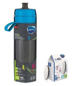 ФИЛЬТР-БУТЫЛЬ BRITA ACTIVE +4 КАРТРИДЖА MicroDis