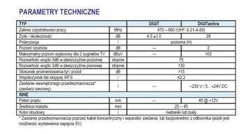 НАЗЕМНАЯ АНТЕННА ЦИФРОВАЯ ПАССИВНАЯ DVB-T/T2 ПАССИВНАЯ TELMOR