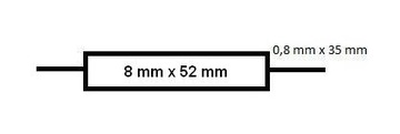 Rezystor metalizowany MUNDORF MR10 0,15 Ohm 0R15