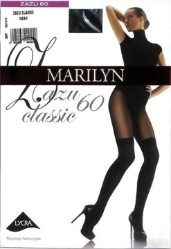 MARILYN Колготки типа носков ZAZU 60 ден 3/4