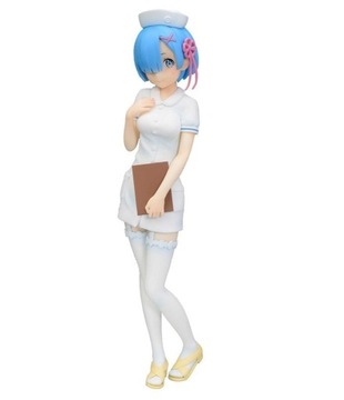 АНИМЕ ФИГУРА Re Zero Rem Nurse White SEGA