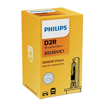 КСЕНОНОВАЯ НИТЬ PHILIPS D2R VISION 4300K ​​85V 35W P32d-3 85126 ОДОБРЕНИЕ VIC1