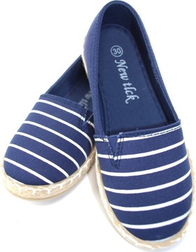 Кроссовки NAVY BLUE ESPADRILLES SLIPON лето 1930-х