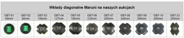 Ремонтная вставка, диагональная заплата для шин MB02 80 мм.