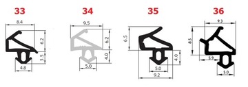 VEKA S-1127A Уплотнитель оконный, СЕРЫЙ