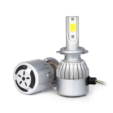 Zestaw żarówki LED COB H7 C6 72W 7600 lm DZIEŃ/NOC