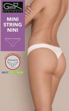 Бесшовные стринги GATTA MINI STRING NINI S черные