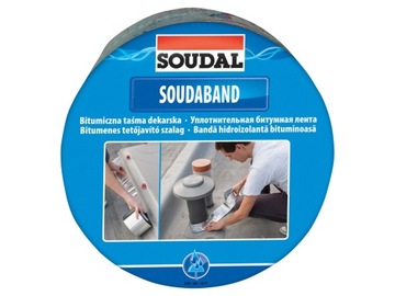 SOUDAL - КРОВЕЛЬНАЯ ЛЕНТА SOUDABAND 75мм x 10 MB АЛЮМИНИЙ