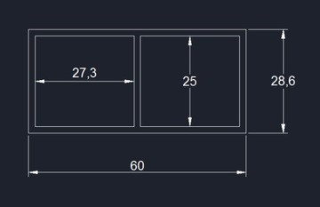 ПОЛКА ПОДВЕСНАЯ 60x 28 x 19СМ P19/2 ДУБ СОНОМА