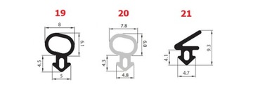 VEKA S-1126A Уплотнитель оконный, СЕРЫЙ