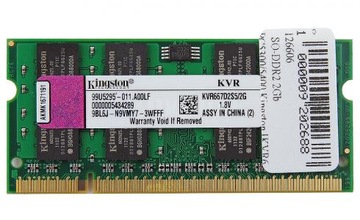 НОВЫЙ KINGSTON 4 ГБ 2 x 2 ГБ PC5300 DDR2 667 МГц