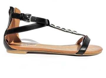 #9847BL SANDAŁY NITY ROCK STUD HIT japonki SEXI 38