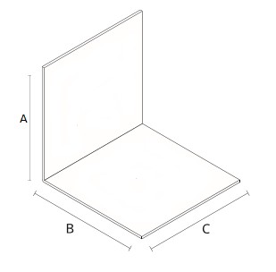 ШИРОКИЙ УГОЛ МОНТАЖНЫЙ 60x60x60 KS3 20 шт.