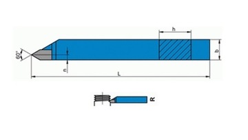 Токарно-фрезерный станок для наружной резьбы. ISO12 NNGc-r 20x12 мм