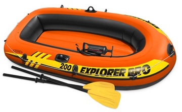 Надувная лодка Explorer Pro 2-мест. Насос Intex + лопасть 58357