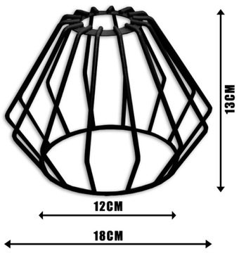 LAMPA PLAFON SUFITOWA LOFT DIAMENT DRUCIAK RETRO