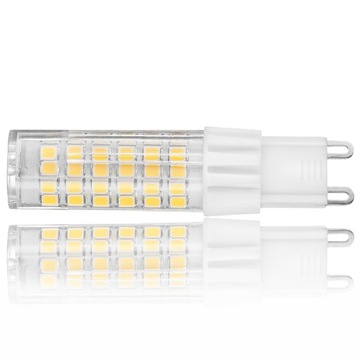 Светодиодная лампа G9 8Вт = 75Вт SMD теплая нейтральная холодная Premium LEDLUX не мигает