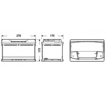 АККУМУЛЯТОР VARTA SILVER DYNAMIC 74 Ач, 750 А, E38