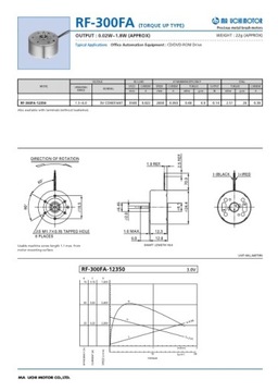 Мотор для DVD RF300 RF-300