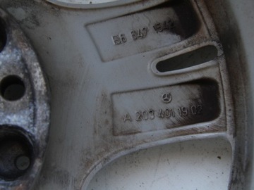 ОРИГИНАЛ MERCEDES C 16 RIM A2034011902 (788)