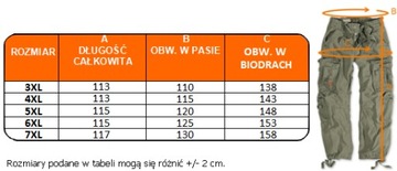 BOJÓWKI AIRBORNE ASG SPODNIE M65 SURPLUS 3XL