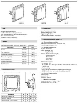 NILOE Legrand Cross соединитель кремовый 764604