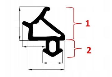 Уплотнитель, Уплотнители ОКОН Veka S-1126 BROWN TUBE