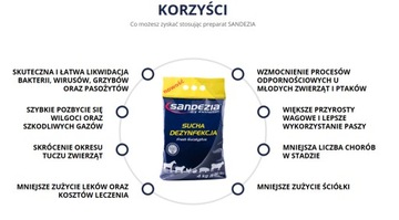 Препарат для сухой дезинфекции SANDEZIA 10 кг.