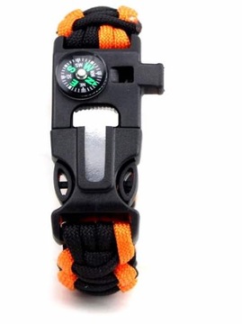 БРАСЛЕТ ВЫЖИВАНИЯ 5в1 PARACORD FIRST COMPASS