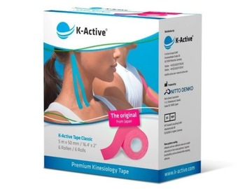 K-ACTIVE тейп классический физио тейп 5 см/5 м