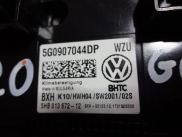фото thumb №4, Панель кондиционера блок управления vw golf vii