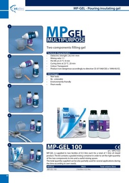 MPGEL SG240 Двухкомпонентный гель 0,24 л кабельное соединение