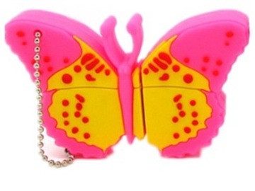 USB-НАКОПИТЕЛЬ 32 ГБ BUTTERFLY BUTTERFLY РОЗОВЫЙ ДОСТАВКА 24