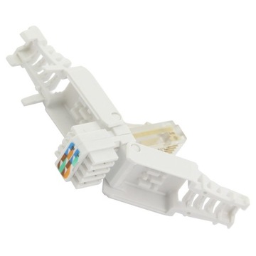 Модульная вилка RJ45 8p8c самоблокирующаяся кат.5e