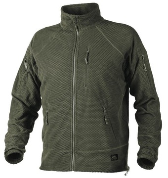 Bluza Męska Polarowa Helikon Alpha Tactical Polar Ciepły Olive Green 3XL