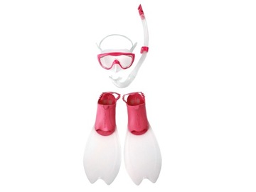 MASKA + FAJKA + PŁETWY Speedo do nurkowania 31-33