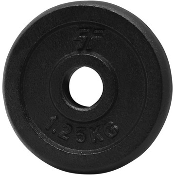 PLATINUM FITNESS ВЕС ЧУГУН ЧЕРНЫЙ ПОЛНЫЙ 1,25 кг ROCK PLATE