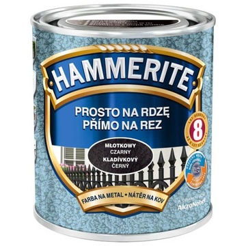 HAMMERITE Straight to Rust 0,7л HAMMER BLACK