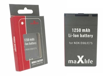 АККУМУЛЯТОР MAXLIFE NOKIA BL-4U 8800 C5-03 E66 E75