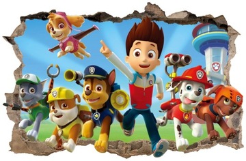 НАСТЕННЫЕ НАКЛЕЙКИ PAW PATROL Hole 58 70x46 см