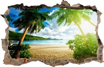 НАСТЕННЫЕ НАКЛЕЙКИ Отверстие BEACH PALMS 01 70x46 см