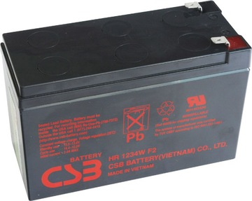 Аккумулятор CSB HR1234WF2 9 Ач 12 В RBC17 для ИБП APC