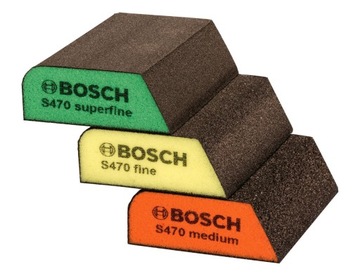 Набор шлифовальных губок, 3 шт. S470 BOSCH