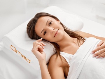 AntiSnoring Ортопедическая подушка для сна от храпа, профилированная Qmed