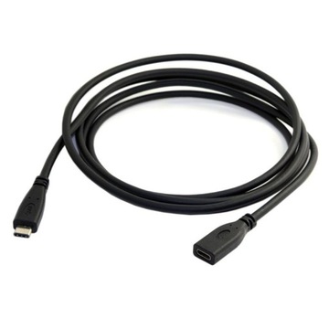 Kabel Przedłużacz USB-C 3.1 USB typ C M/F 1M