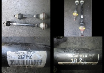 Піввісь півосі skoda octavia 5e0 5q0407271cg ліва фото №1