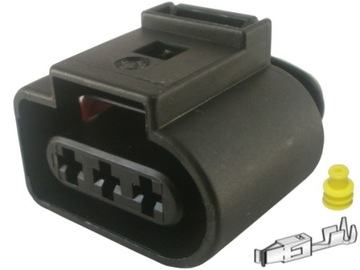 Роз'єм штекер audi skoda vw 42122300 1j0973723 3x2.8 фото №1